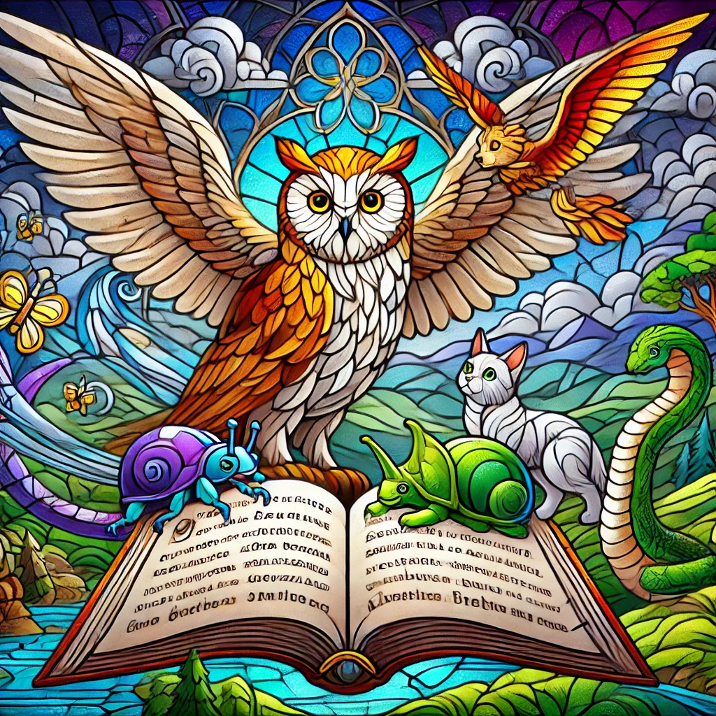 Gufo Land - Owl Stained Glass